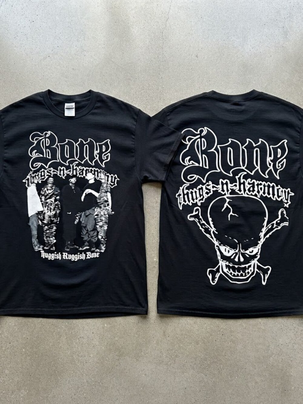 Bone Thugs-N-Harmony Thuggish Ruggish Bone Black T-Shirt S-4XL